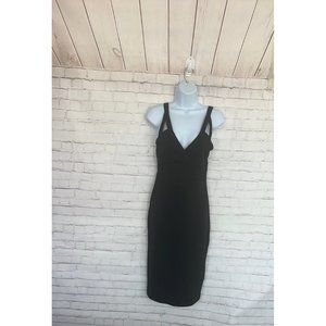 Bodycon black sexy dress size mey